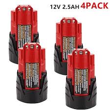 Black And Decker Cordless Circular Saw Manual 4pack 12v 2500mah Lithium Ion Replacement Battery For Milwaukee M12 Milwaukee 48 11 2411 12 Volt Cordless Milwaukee Too Milwaukee M12 Milwaukee Tools Milwaukee