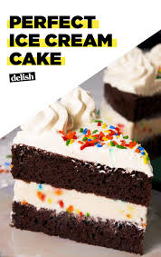 Birthday Chocolate Ice Cream Cake Recipe Perfect Ice Cream Cake Recipe Cream Cake Ice Cream Desserts Chocolate Ice Cream Cake