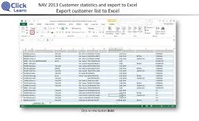 Tan kim kee and his partner. Nav 2013 Customer Statistics And Export To Excel Ppt Download