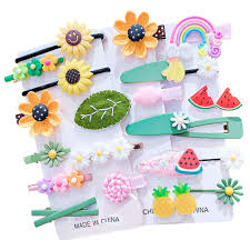 We offer quality styles at the best price and in a sustainable way. Sale With High Discount Baby Girls Hair Clips Cute Hair Accessories Colorful Rainbow Flower Fruit Dessert Patterns Barrettes For Baby Girls Teens Toddlers Assorted Styles 22pcs Pieces Pack Style14 Great Selection