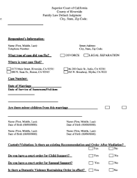 California law states that you and your spouse have a fiduciary (financial) duty to the other. 17 Printable Divorce Papers California Forms And Templates Fillable Samples In Pdf Word To Download Pdffiller