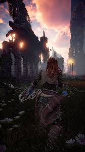 Hzd Wallpaper Hd 1080p Horizon Zero Dawn Landscape Starry Sky