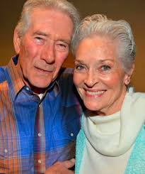 Robert Fuller of "Laramie" and "Emergency" who turned 92-years-young last  month, with Lee Meriwether of "Barnaby Jones" (AND 'Catwoman') who turned  90 in May.