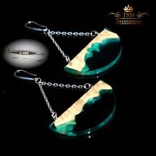 Wood Resin Jewelry Wood Resin Earrings Handmade Wooden Etsy Unique Artisan Jewelry Wood Resin Jewelry Earrings Handmade