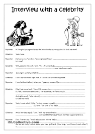 Interview Revision Of Tenses Student Interview Writing Worksheets Interview