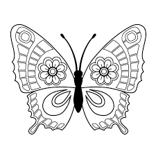 Coloriage papillon complexe (Coloriage Papillon)