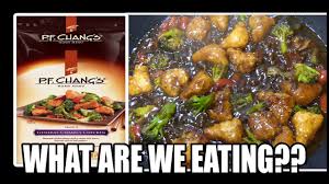 Chang's to find the best version. P F Changs General Chang S Chicken Frozen Dinner What Are We Eating The Wolfe Pit Youtube