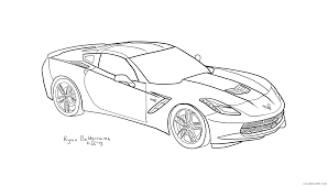 Hot rod corvette coloring pages x hot rod corvette coloring pagespx. 2010 Corvette Coloring Pages Printable Sheets 2010 Corvette Page Png 2021 09 465 Coloring4free Coloring4free Com