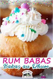Beat butter and granulated sugar at medium speed with an electric mixer until light and fluffy. Rum Babas Babas Au Rhum Recipe Video Baking Christmas Food Baking Party