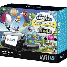 Best Buy Nintendo Wii U Deluxe Set With New Super Mario Bros U And New Super Luigi U Black Wupskafp Wii U Nintendo Wii U Console Nintendo Wii U Games