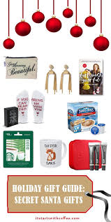 Uncover 31 unique secret santa gifts that are bound to meet any of your coworkers' price ranges or personality types. Holiday Gift Guide Secret Santa Gifts It Starts With Coffee Blog By Neely Moldovan Lifestyle Beauty Motherhood Wellness Travel