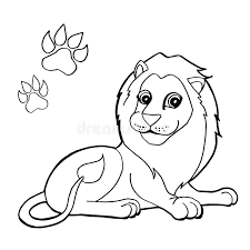 Free printable paw patrol mighty pups coloring pages. Paw Print With Lion Coloring Pages Vector Stock Vector Illustration Of Clipart Lion 60206810