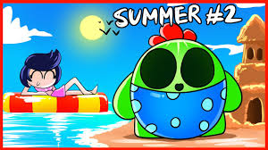 When an enemy is within range, unleash your entire ammo on them until they pop then go back into the bushes to reload. Brawl Stars Animation Summer Holiday 2 Youtube