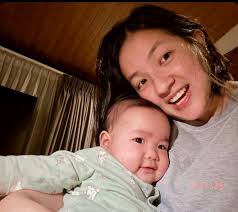 Joyce Ching with her baby Olivia ❤️✨