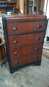 Beautiful Update To Waterfall Dresser Waterfall Furniture Waterfall Dresser Redo Furniture