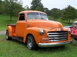 Image result for Orange 1954 Truck