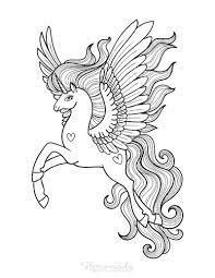 Unicorn coloring pages are the perfect escape from reality. 75 Magical Unicorn Coloring Pages For Kids Adults Free Printables