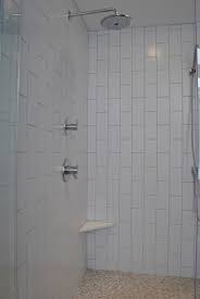 Vertical Subway Tile Bathrooms Remodel Small Bathroom Renovations Restroom Decor