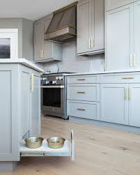 Pull out the bottom drawer at feeding time. Slide Out Dog Bowl Design Ideas
