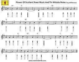 Some historians believe that bagpipes originate from ancient egypt and were brought to scotland by others maintain that the instrument was brought over the water by the colonising scots tribes from ireland. Flower Of Scotland Sheet Music And Tin Whistle Notes Irish Folk Songs