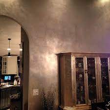 The Alternative To Ordinary Metallic Paint Walls Metallic Paint Wall Painting