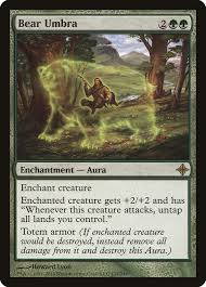 Bear Umbra Magic The Gathering Magic The Gathering Cards Green Magic