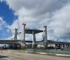 På lördagen togs det första officiella spadtaget för den nya hisingsbron som ska stå klar till göteborgs foto: Media Gallery Hisingsbron Gothenborg 2022 Structurae
