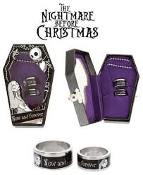 Onefinity nightmare before christmas rings 925 sterling silver jack skellington and sally skull jewelry anniversary promise romantic gifts for her teen girls. Nightmare Before Christmas Jack Sally Ring Set Now And Forever Coffin Box Disney Nightmare Before Christmas Rings Nightmare Before Christmas Wedding Nightmare Before Christmas