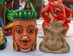 Image of Clay figure of Indian farmer-WK883443-Picxy