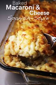 Ladies and gentlemen behold the mac and cheese recipe that will make people stalk yo ass! Baked Macaroni And Cheese Spanish Style Our Happy Mess