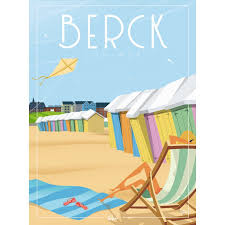 Epingle Par Sylvie Brogniart Sur Poster Vintage Berck Plage Affiches De Voyage Retro Affiche