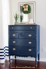 Benjamin Moore Hale Navy 7 Tips You Should Know Before Painting In 2020 Blue Painted Furniture Navy Painted Furniture Painted Furniture Colors