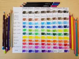 Cra Z Art 72 Colored Pencils Color Chart Bedowntowndaytona Com