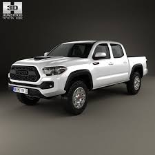 3d Model Of Toyota Tacoma Double Cab Trd Pro 2017 Toyota Tacoma Double Cab Toyota Tacoma Toyota