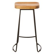 Metal kitchen stools with wooden seats for bar. Samuel Oak Wood Seat And Metal Base Barstool Designer Sofas 4u
