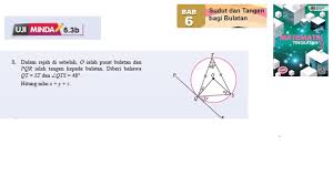 Muat turun rph dan rpt kssm pk tingkatan 4. Kssm Matematik Tingkatan 3 Bab 6 Sudut Dan Tangen Bagi Bulatan Uji Minda 6 3b No3 Tingkatan 3 Youtube