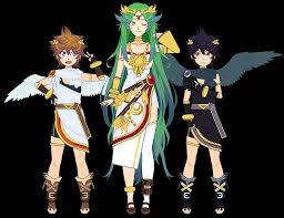 By Nakanojo Wait Pitou Is Doing The Fairy Tail Thing Kid Icarus Kid Icarus Uprising Random Kid