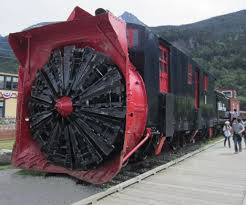 Snowblower Train Wow Train Snow Plow Skagway
