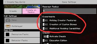 Quieres vivir la máxima experiencia de minecraft en tu móvil? I Updated Minecraft Bedrock Edition At 1 16 100 And In The World Settings There Is This What S This R Minecraft