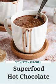 The ingredients with an asterisk (*) might (might not) require a blender to mix into the coffee. Superfood Hot Chocolate Paleo Vegan Fit Mitten Kitchen