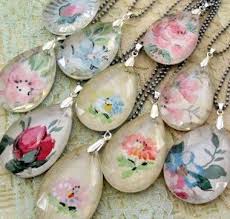 Chandelier Pendant Necklace Jewelry Crafts Pendant Tutorial Mod Podge Crafts