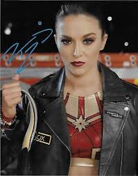 Signed Tegan Nox Wrestling Autographed WWE Smack Down 8x10 Photo #3  Original