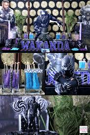 Black panther birthday party supplies for home decoration kids birthday party decor 52 pack. Marvel Black Panther Party Ideas Soiree Event Design