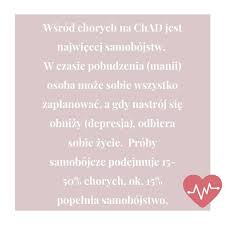 Choroba afektywna dwubiegunowa (chad) to zaburzenie objawiające się naprzemiennym występowaniem zespołów maniakalnych i depresyjnych. Choroba Afektywna Dwubiegunowa Chad Przyczyny I Leczenie Zdrowie