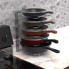 We did not find results for: Kitchen Cabinet 5 Adjustable Compartments Pan And Pot Lid Organizer Rack Holder Chrome Home Kitchen Storage Organization Urbytus Com