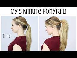 My 5 Minute Ponytail Routine 5wii Cute Ponytail Hairstyles Hair Styles Perfect Ponytail