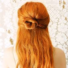 To get the look, brush all the hair above your ears straight. 7 Super Easy Half Up Half Down Bun Tutorials Thefashionspot
