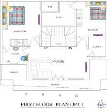 980sqft East Facing House Plan