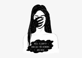 Tumblr Girl Sad Alone Depressed Blackandwhite Hell Depression Drawings Free Transparent Png Download Pngkey Depression drawing a sad drawing. tumblr girl sad alone depressed