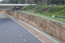 Faulted Shales And Sandstones At Capital Hill Unconformity Canberra Australia Credit Gingerfault Geology Rocks Science Nature Geology
